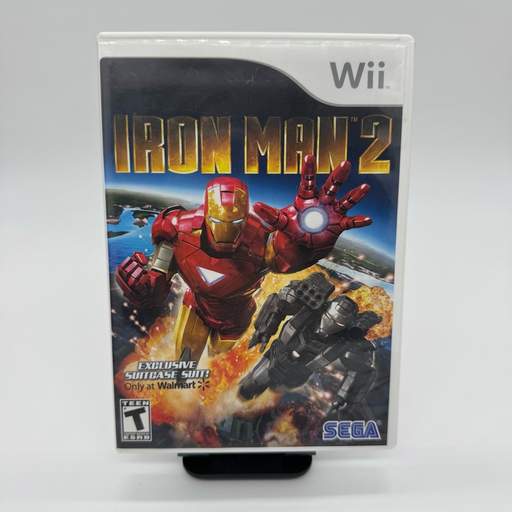 Nintendo Wii Iron Man 2 Video Game SEGA Marvel War Machine Rated T - Teen
